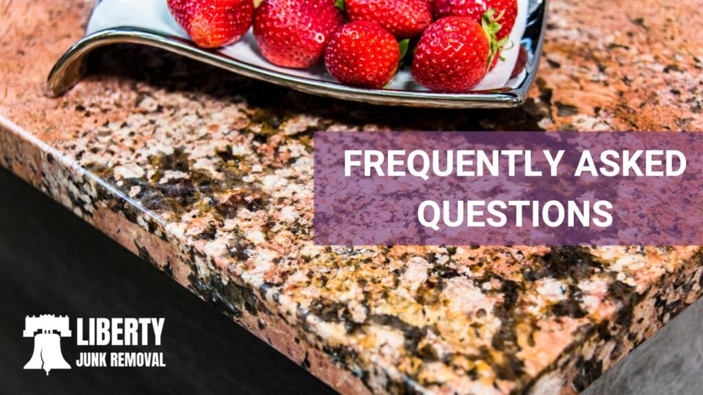 frequently asked questions about granite countertops