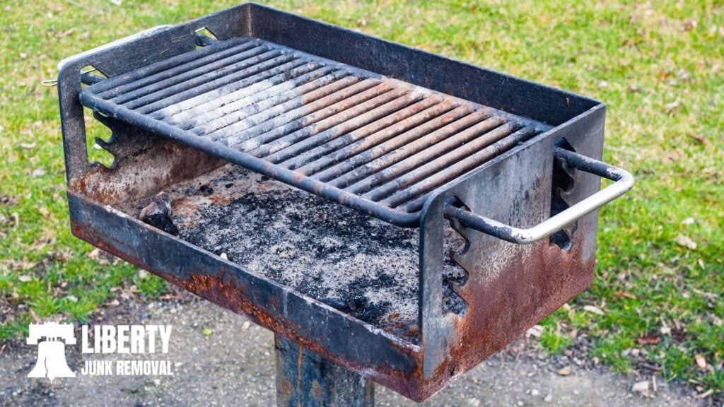 old grill for disposal